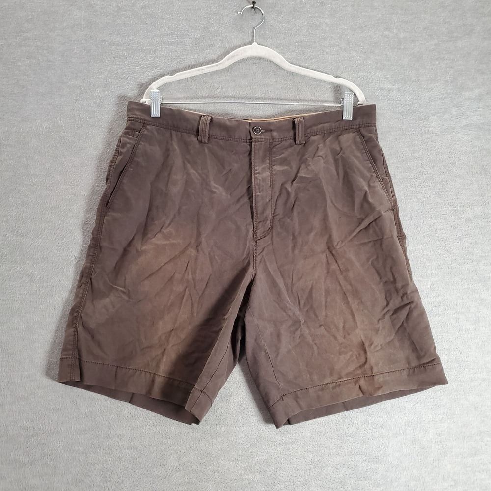 Tommy Bahama Men Shorts 36 Brown Chino Stretch Outdoor Golf Pockets READ